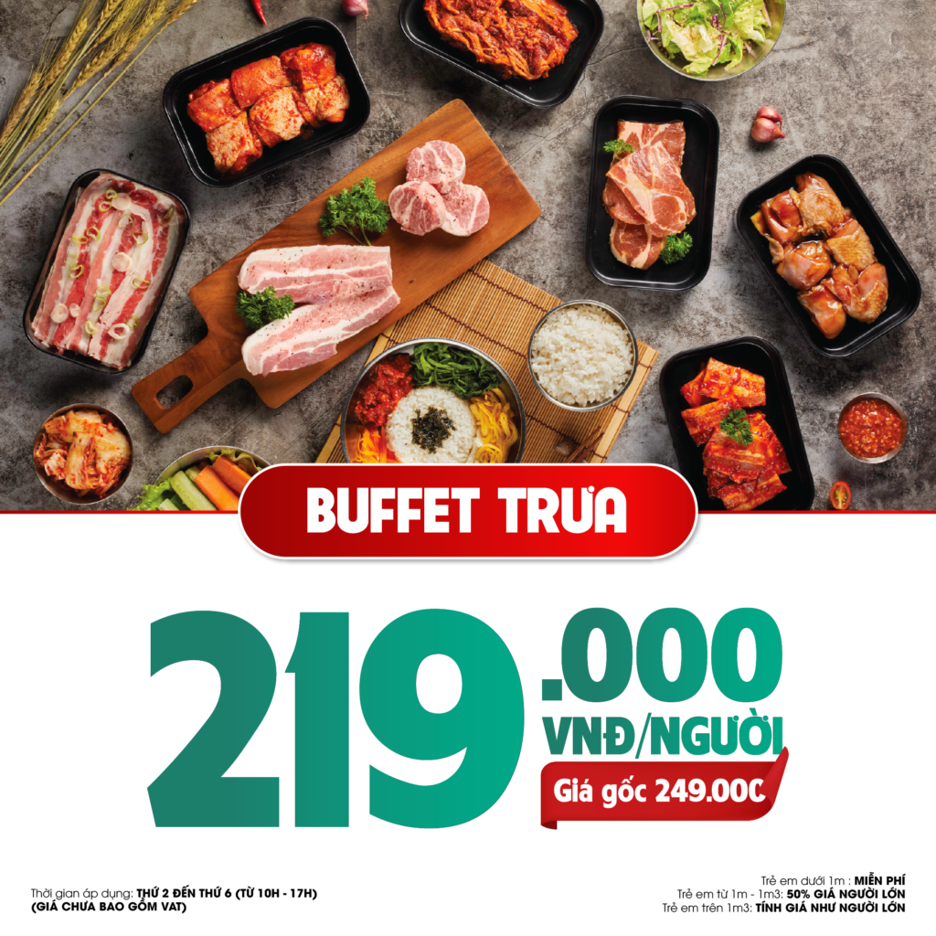 Buffet trưa 219k